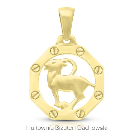 Zawieszka złota 585 znak zodiaku Koziorożec