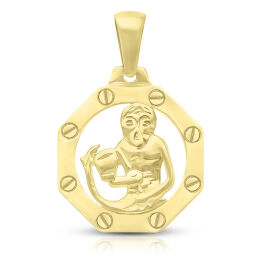 Zawieszka złota 585 znak zodiaku Wodnik